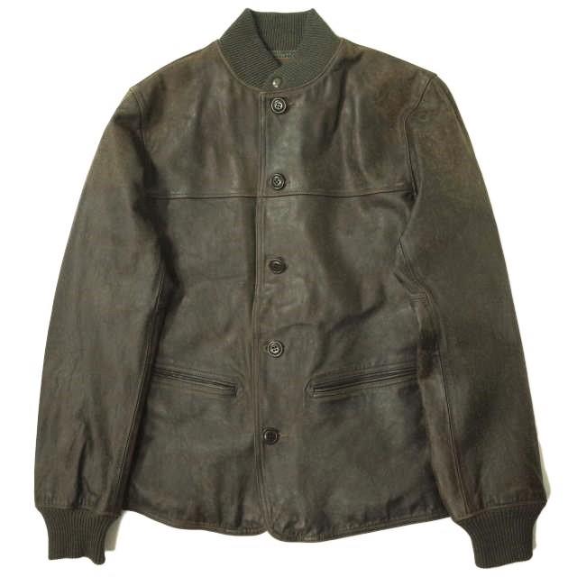 新品 RRL ダブルアールエル Leather Car Coat レザーカーコート XS