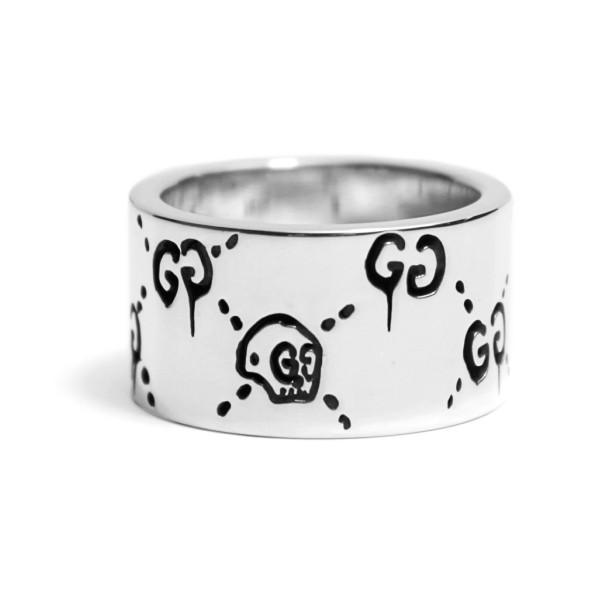GUCCI（グッチ） ゴースト ワイド リング 指輪 ユニセックス 455319