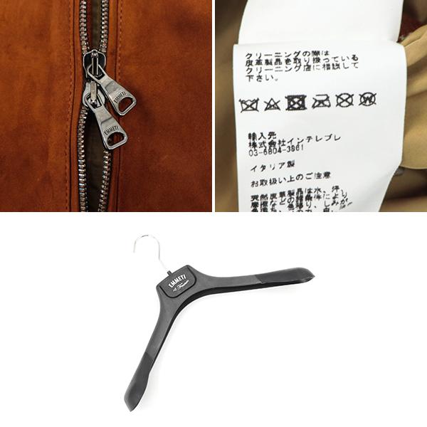 EMMETI（エンメティ） ライダース メンズ ゴートスエード シングル