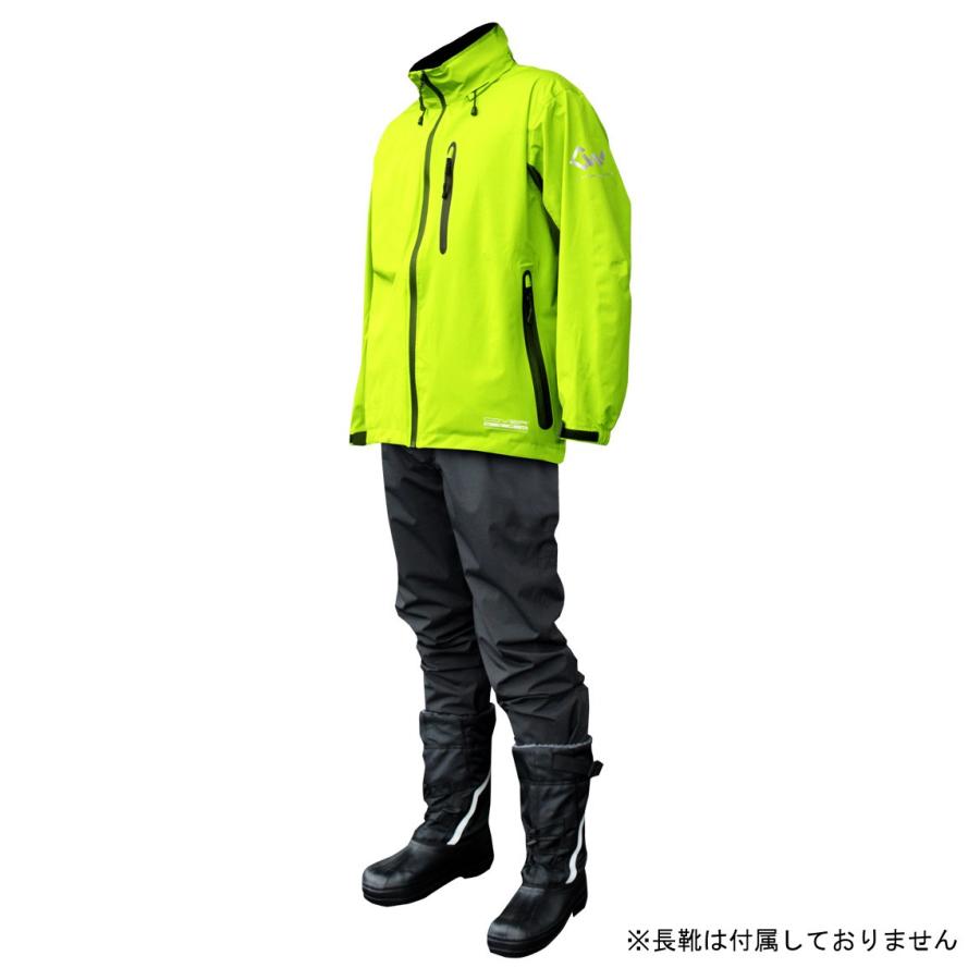 カヴァーワーク レインウェア ストレッチ 5Lサイズ ライムグリーン