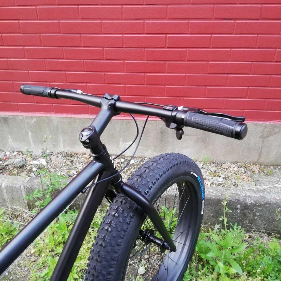 自転車 26BRONX-TRX マットブラック×ブラックリム ブロンクス ファット