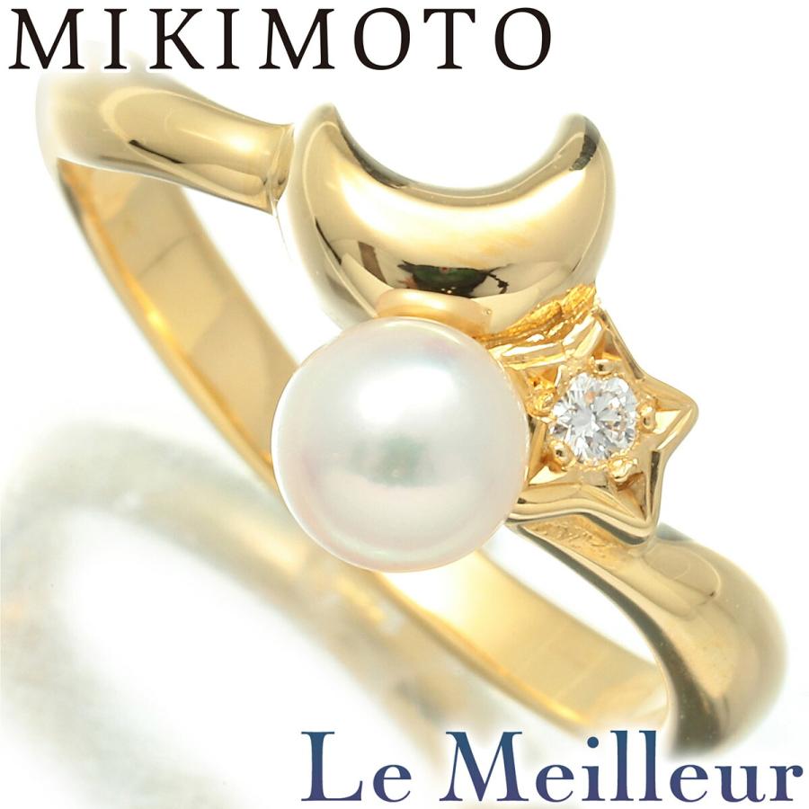 MIKIMOTO（ミキモト） ベビーパール スター ムーン デザインリング