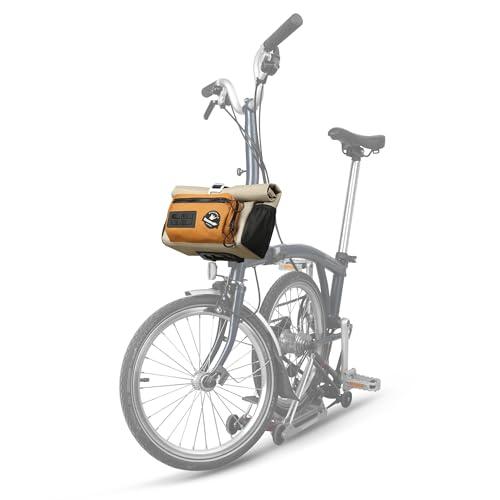 Rhinowalk ブロンプトンの折りたたみ自転車Brompton用 フロントバッグ