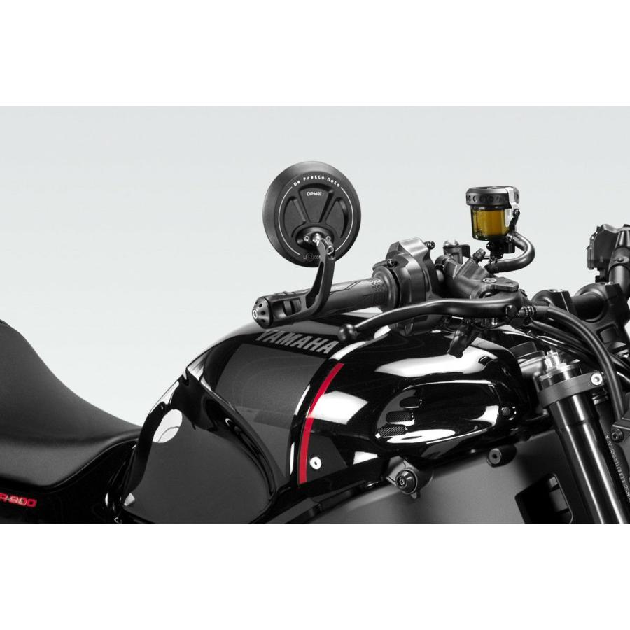 XSR900 22- バーエンドミラー EXENTIAL SS ブラック Eマーク付き DPM
