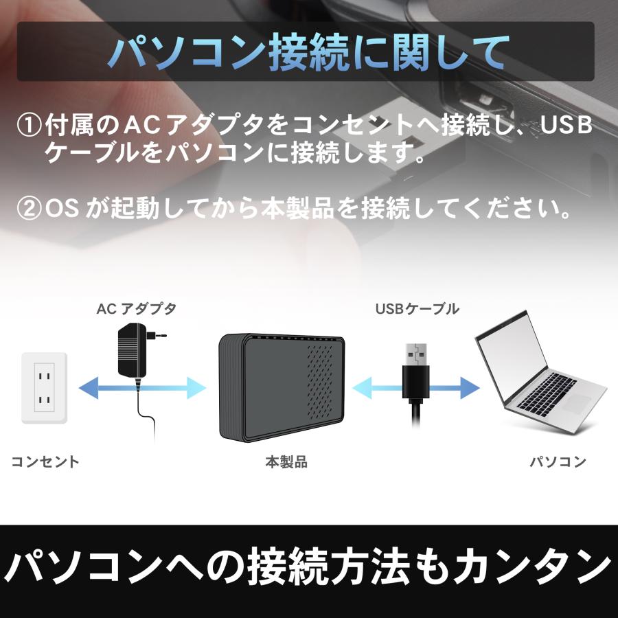 MARSHAL（マーシャル） 外付けHDD テレビ録画 4TB Windows11対応