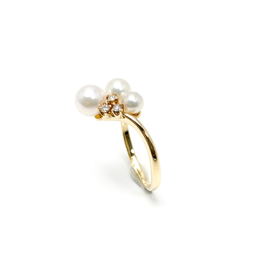 MIKIMOTO（ミキモト） K18 18金イエローゴールド アコヤベビーパール