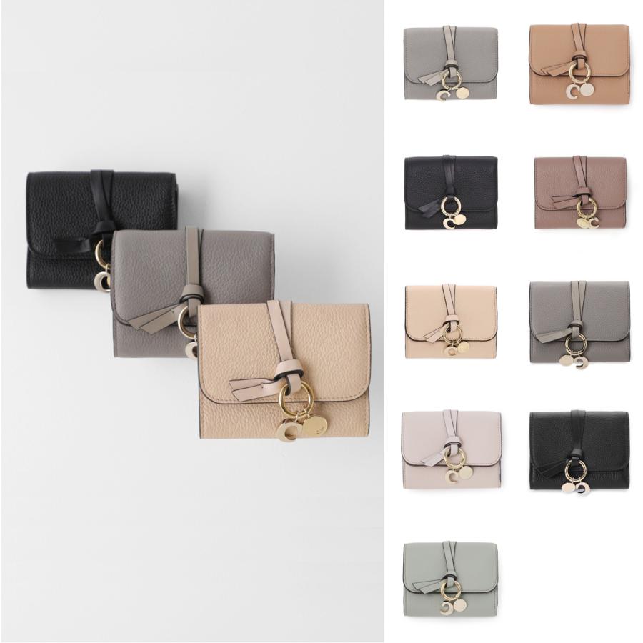 Chloe（クロエ） Chloe 3つ折り財布 小銭入れ付き ALPHABET レディース