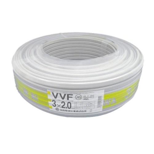 VVFケーブル 電線 2.0mm×3 100m巻 VVF2.0×3C×100m : 冷凍空調エアコン