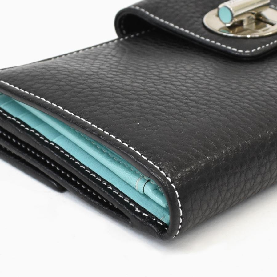 TIFFANY&Co.（ティファニー） 二つ折り 長財布 ターンロック