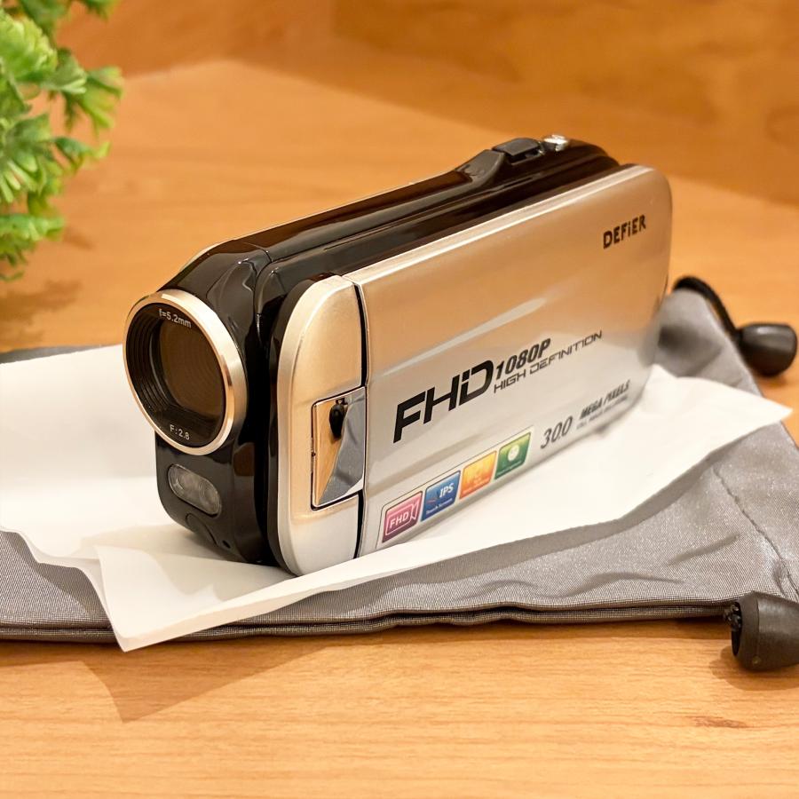 DEFiER FULL HD デジタルムービーカメラ ビデオカメラ 800万画素 CMOS