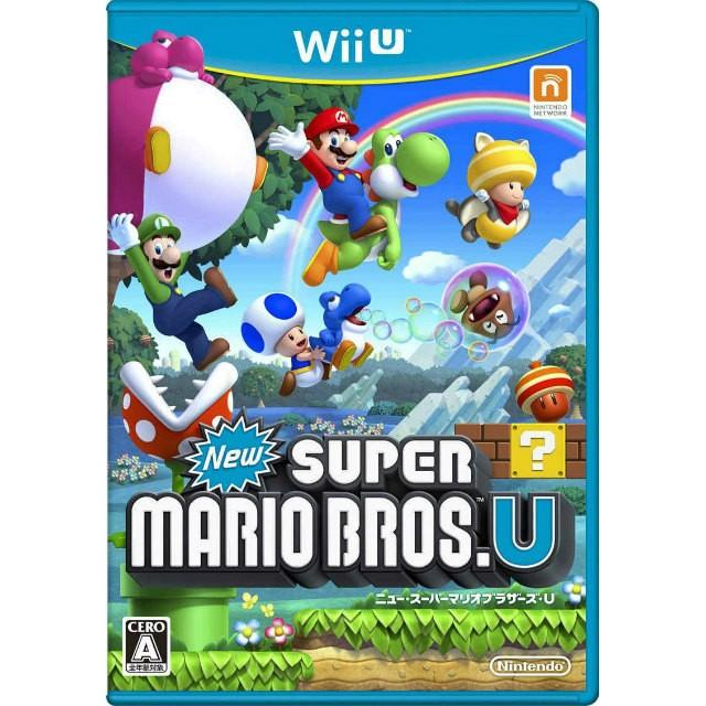 スーパーマリオ 『中古即納』{WiiU} New スーパーマリオブラザーズU