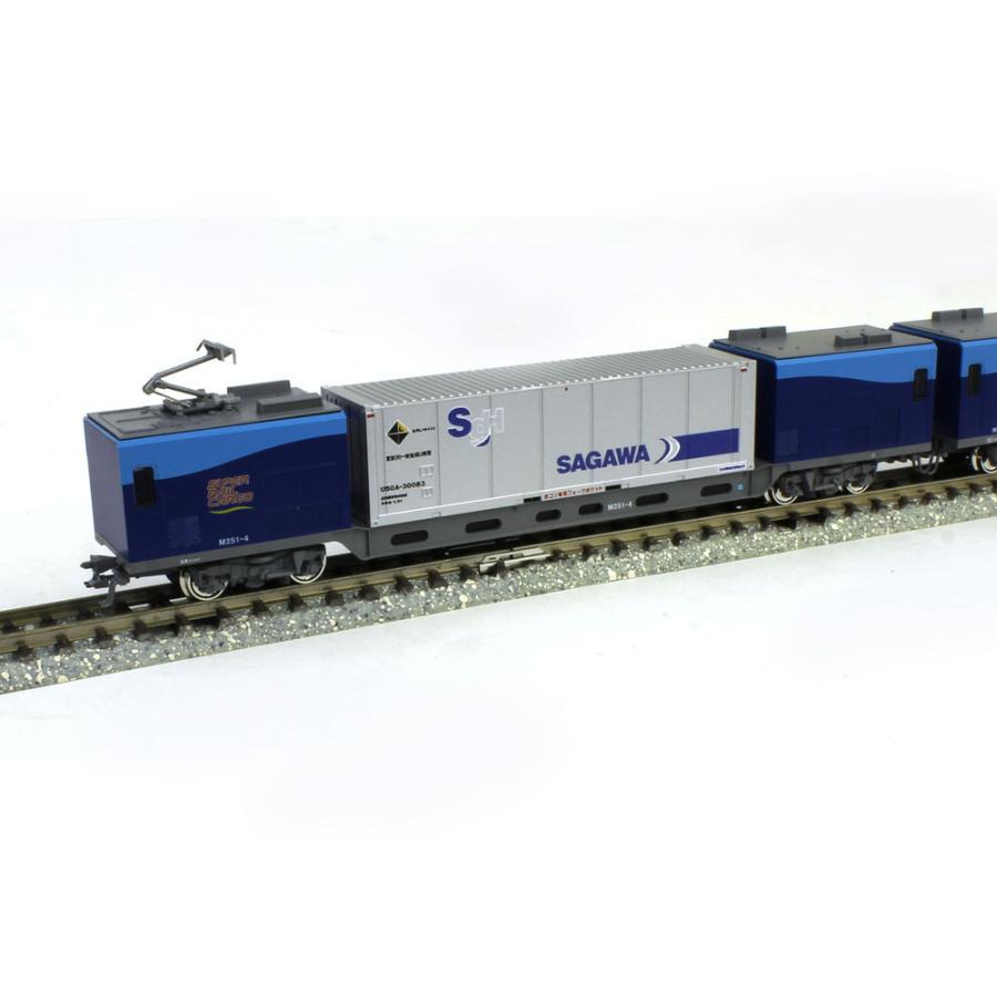 カトー（KATO） M250系 スーパーレールカーゴ(U50Aコンテナ積載) 増結