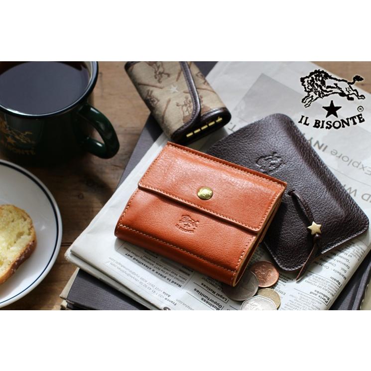 IL BISONTE（イルビゾンテ） 財布 二つ折り財布 スナップ二つ折り財布