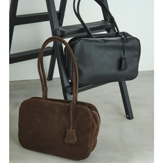 anuke（アンヌーク） エコレザーボストンバッグ Ecoleather Boston Bag