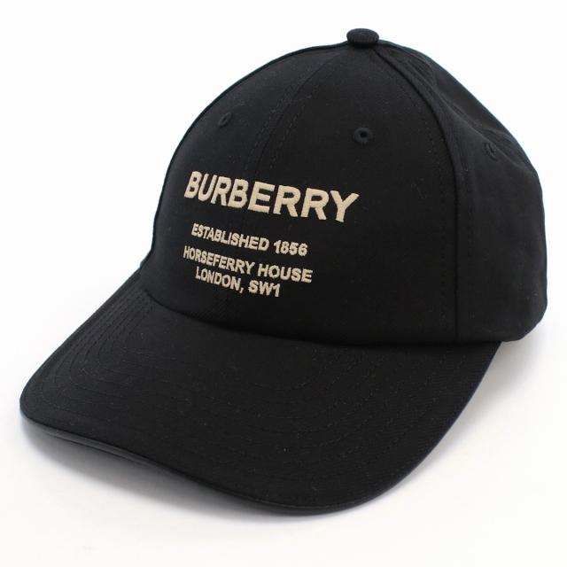バーバリー ブランド キャップ メンズ BURBERRY コットン レザー
