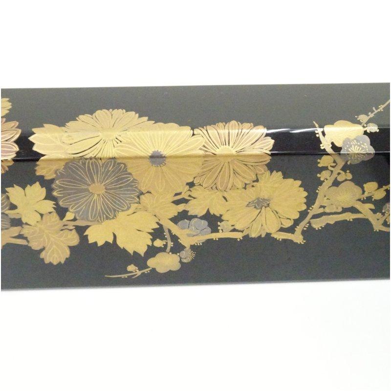 蒔絵師 積善造 四君子蒔絵炉縁（共箱） : 茶道具と掛軸のショップ