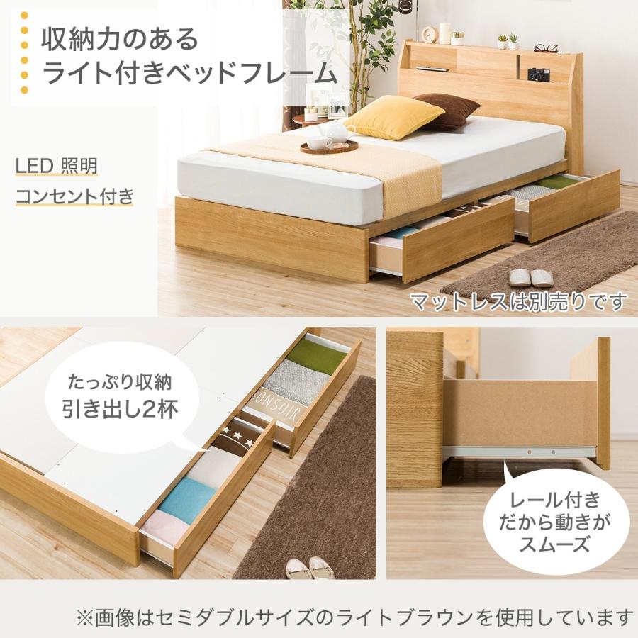 ニトリ（NITORI） ベッド シングルベッドフレーム(アザン3 浅型/WW