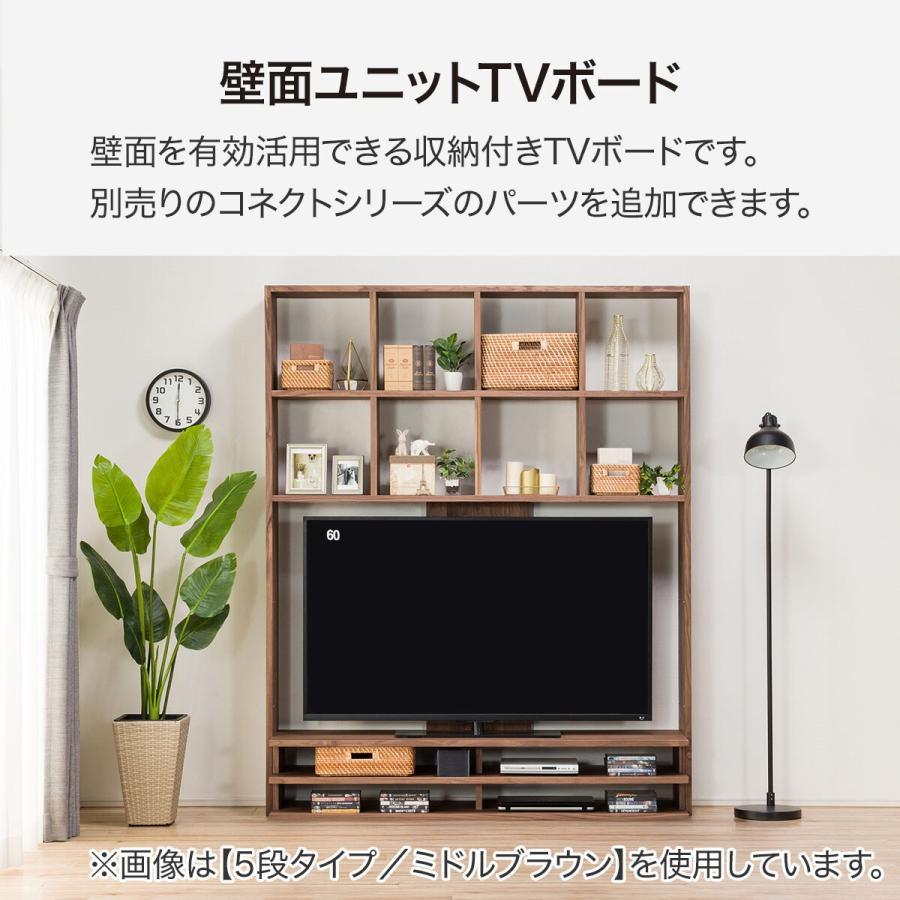 ニトリ（NITORI） 壁面ユニット(TVボード コネクト165-5セット MBR