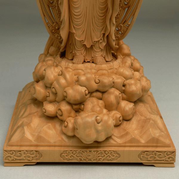 阿弥陀如来像 特別仕立 5.5寸 中国工芸美術大師 人間国宝仏師製作 K-3