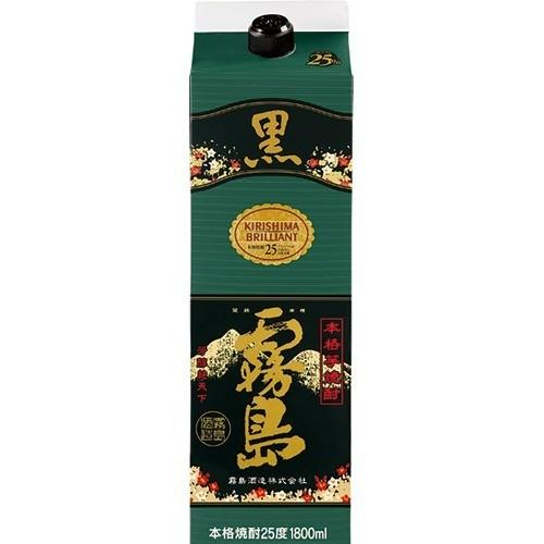 霧島酒造 黒霧島 25度 チューパック ( 1800ml*6本 ) : 爽快ドラッグ