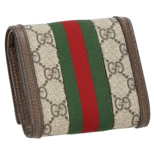 GUCCI（グッチ） 二つ折り財布 レディース オフィディア ベージュ