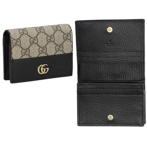 GUCCI（グッチ） カードケース レディース GGマーモント ブラック