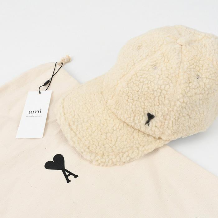 AMI Alexandre Mattiussi アミパリス キャップ ボア 帽子 AMI DE COEUR