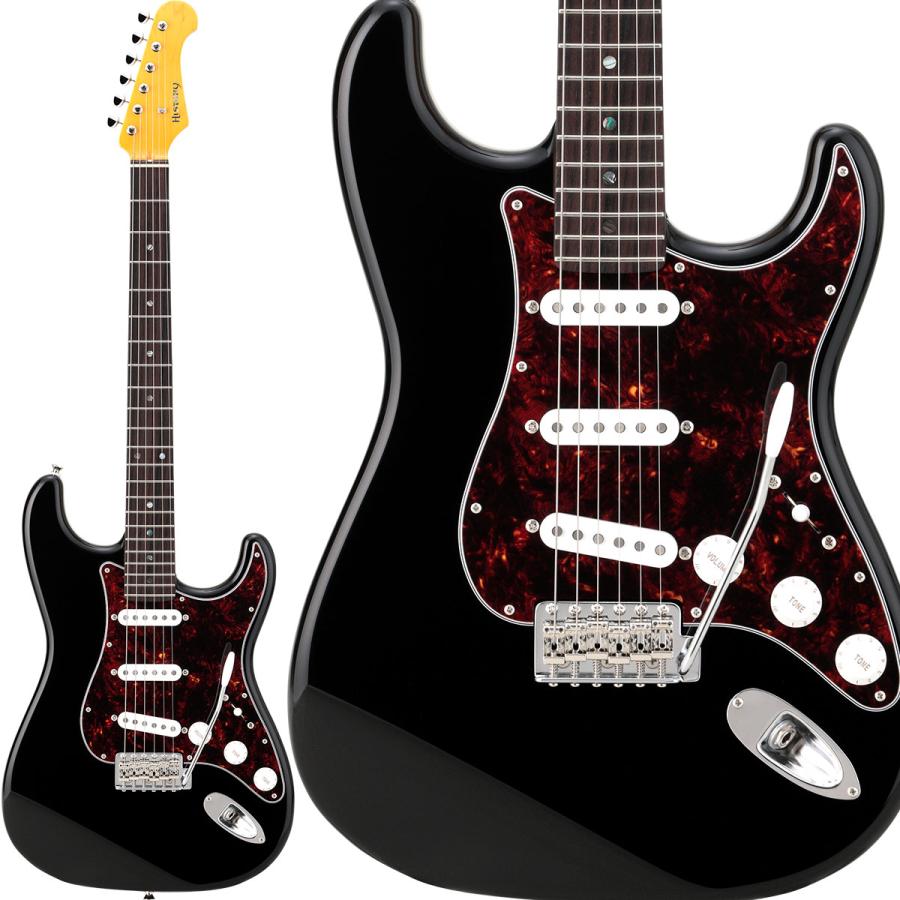 HISTORY（ヒストリー） 〔純国産ギター〕 HST-Advanced Black エレキ
