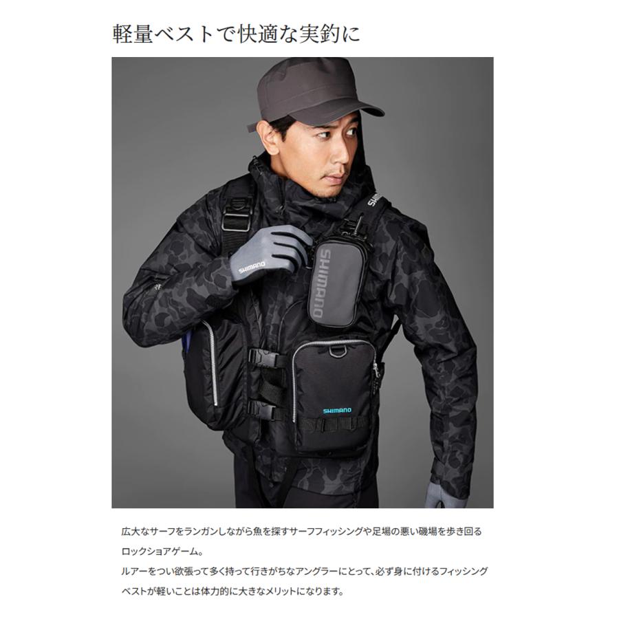 シマノ（SHIMANO） ゲームベストライト (釣りウエア・固定式