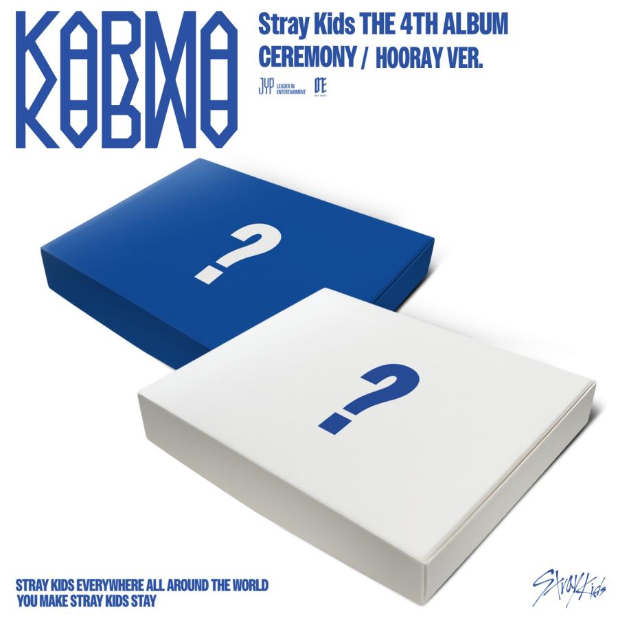 Stray Kids KARMA / 4st Full Album (CEREMONY VER., HOORAY VER.) SKZ