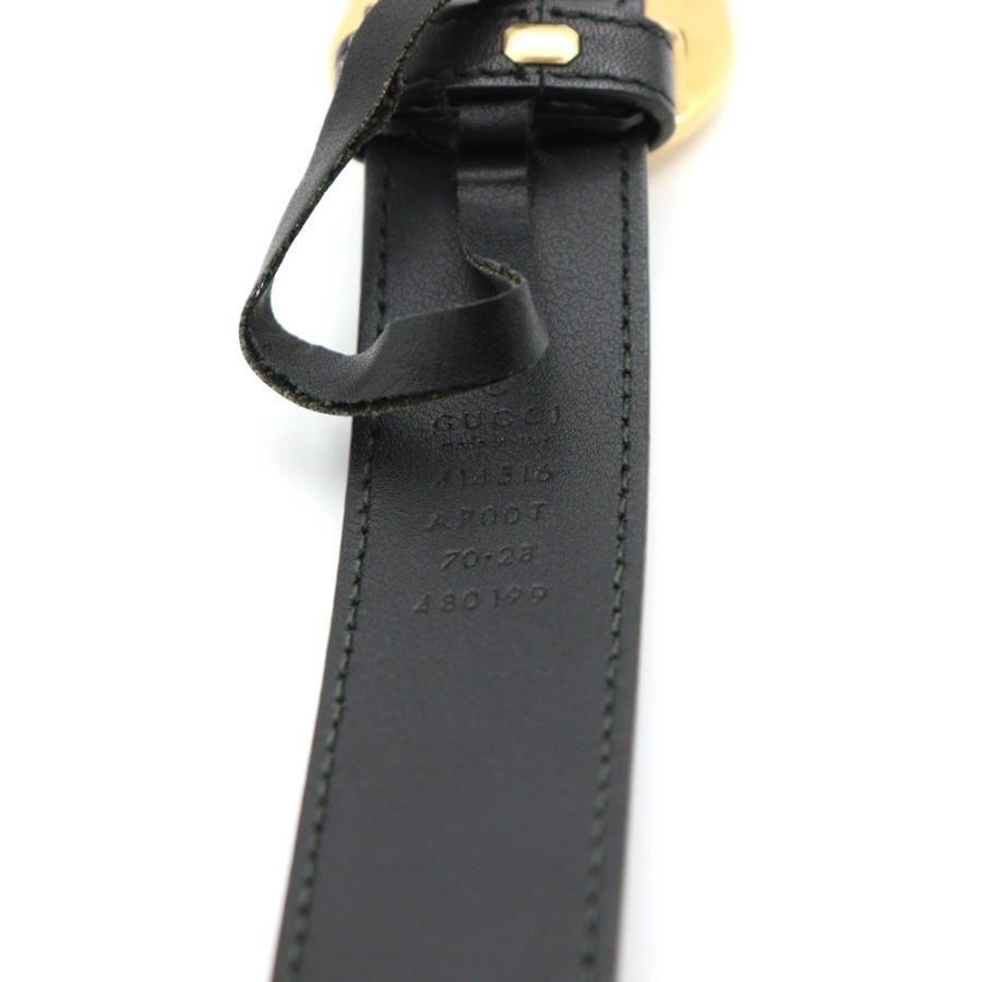 GUCCI（グッチ） GGマーモント ベルト ブラック レザー 414516