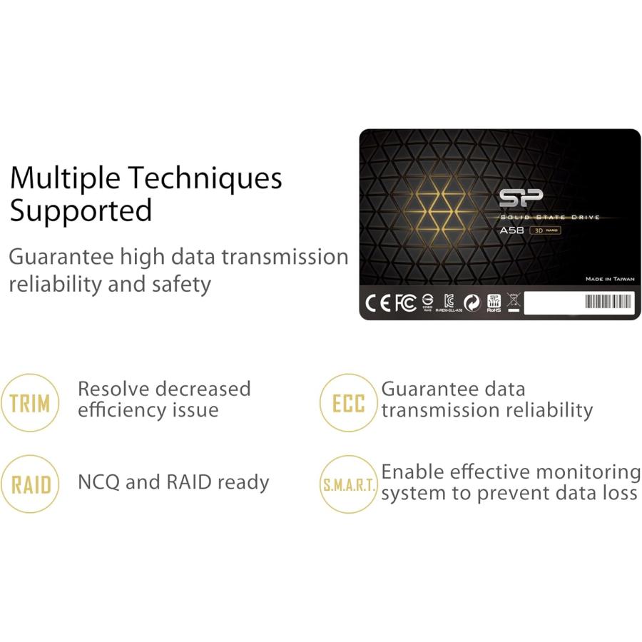 Silicon Power（シリコンパワー） SSD 2TB 内蔵 A58 3D NAND SATA3