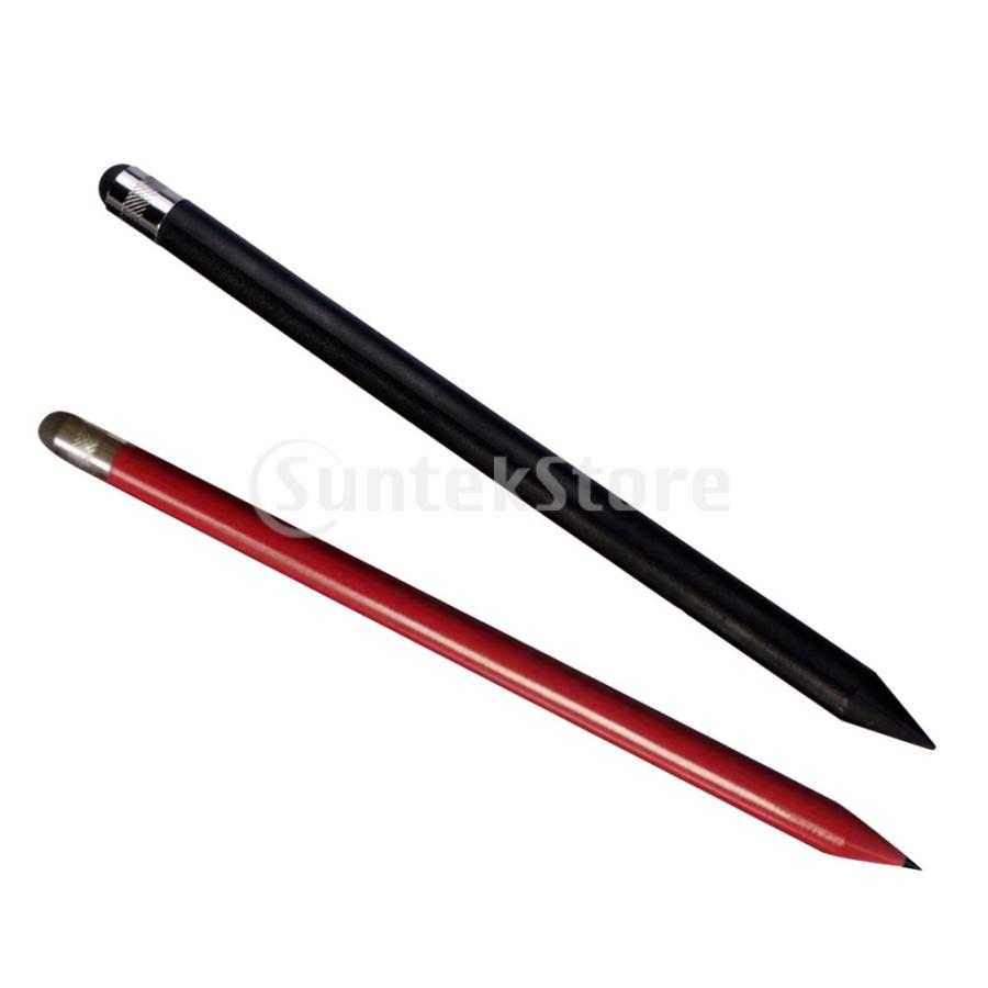 静電容量式 タッチパネル 2in1スタイラス タッチペン(2本) 鉛筆形