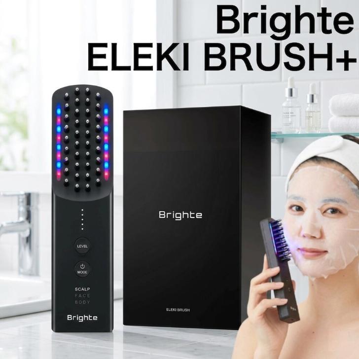 Brighte ブライト ELEKI BRUSH+ エレキブラシ 美顔器 EMS RF LED搭載