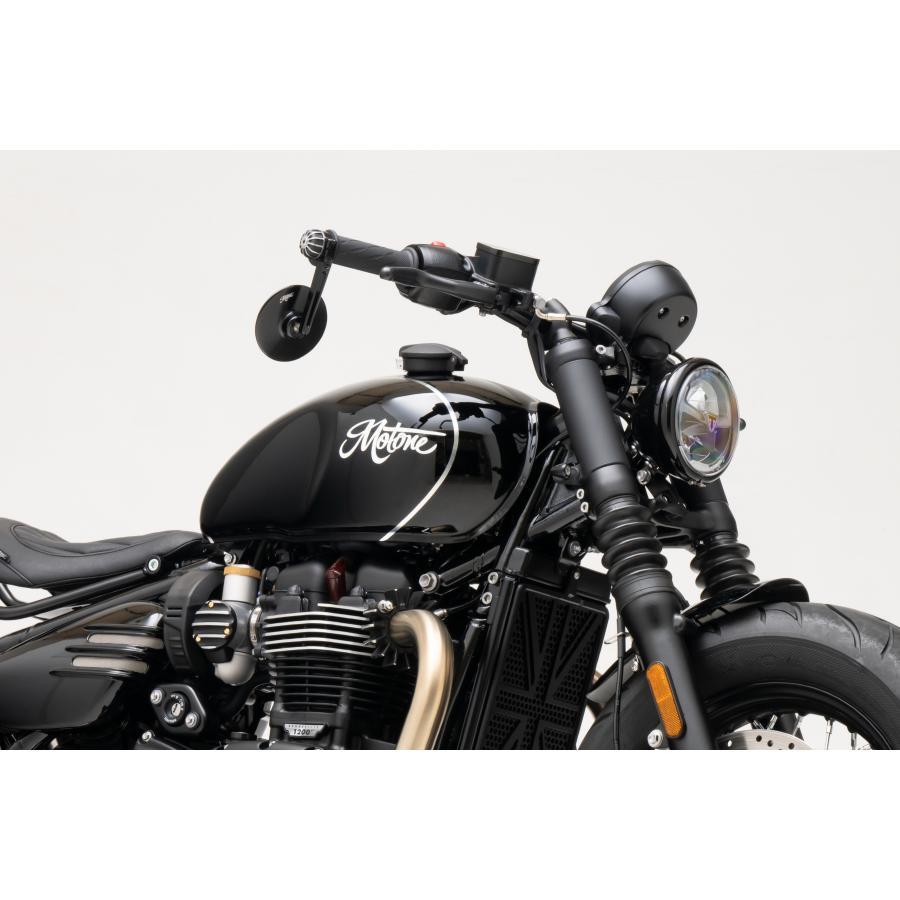 Motone(モートーン) バーエンドミラー TURISMO 100mm アルミ 1個 T100