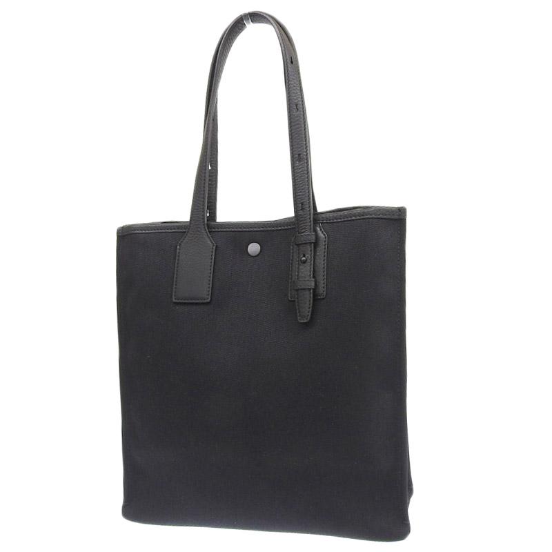 FERRAGAMO（フェラガモ） トートバッグ キャンバス/レザー ブラック