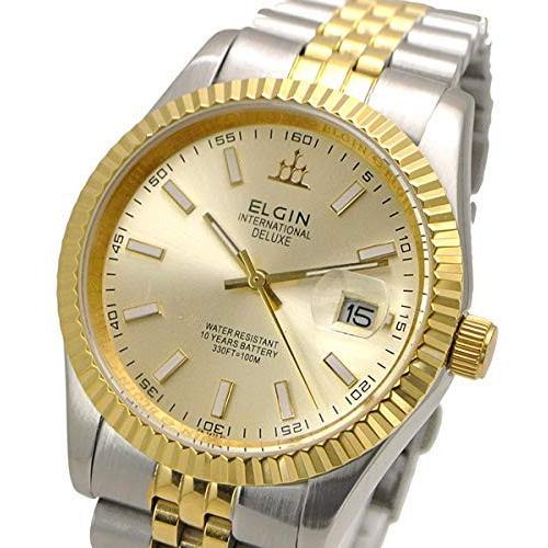 ELGIN（エルジン） 【国内正規品】ELGIN 腕時計 メンズ コンビベルト