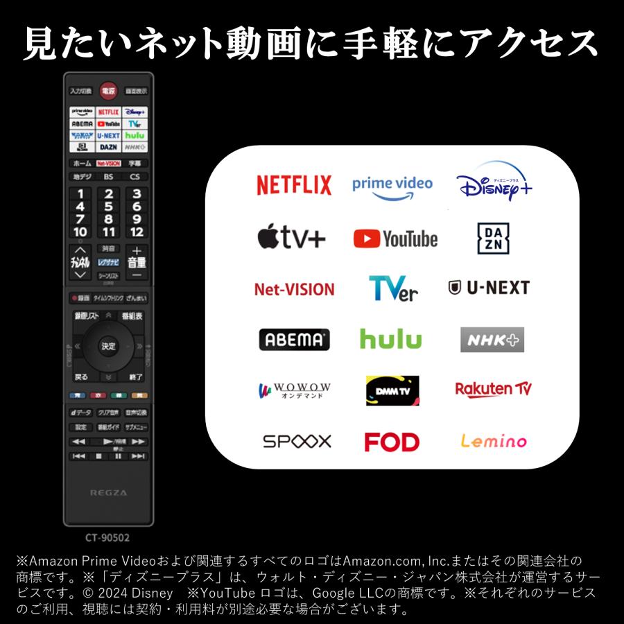 REGZA（レグザ） REGZA 24インチ Airplay ネット動画対応 ハイビジョン