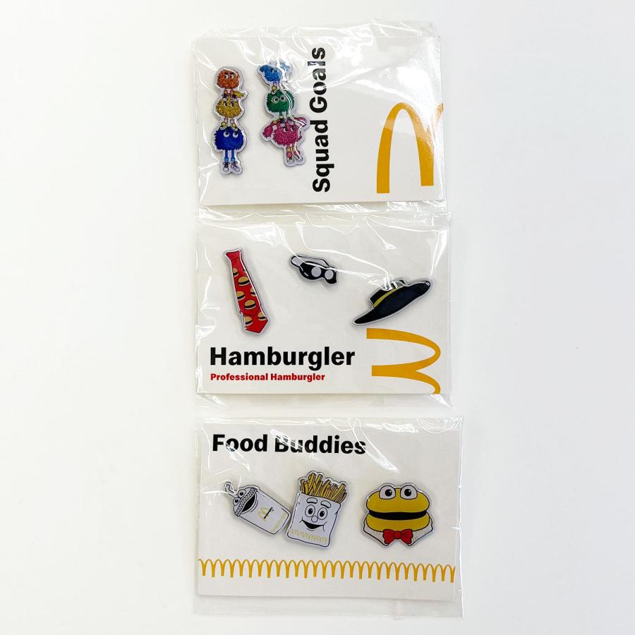 McDonald's character PINS マクドナルド ピンズ バッジ : ROBLES