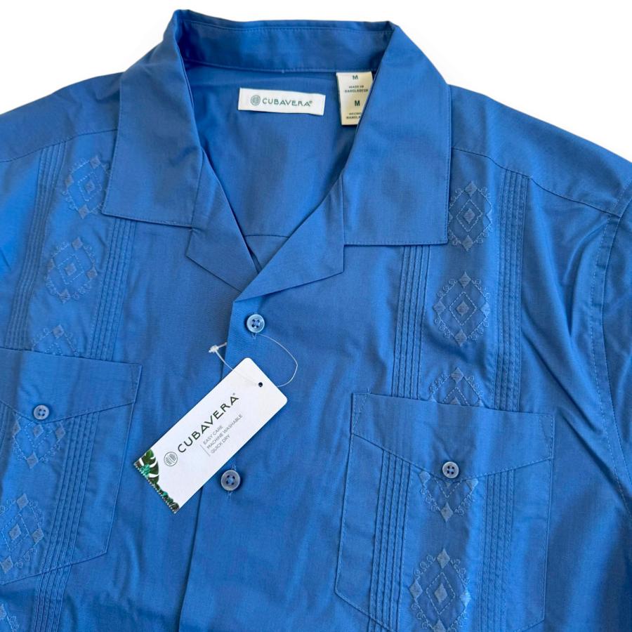 CUBAVERA AUTHENTIC EMBROIDERED GUAYABERA SHIRT キューバベラ