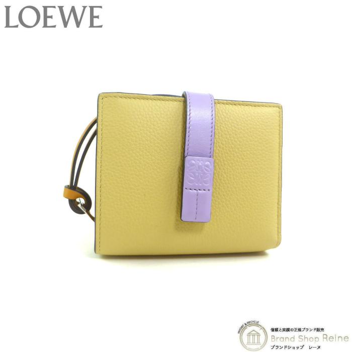 LOEWE（ロエベ） コンパクト ジップ ウォレット ストラップ 二つ折り