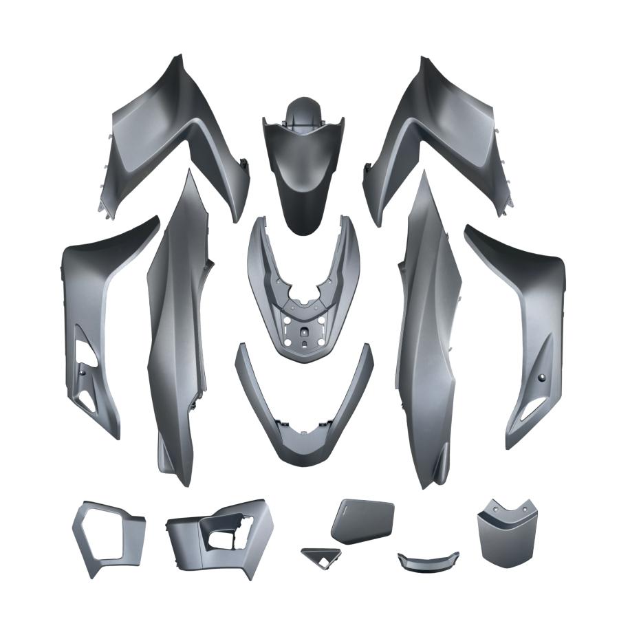 ホンダ PCX PCX125 PCX150 (JF56/KF18) 外装カウル 艶消し黒 15点
