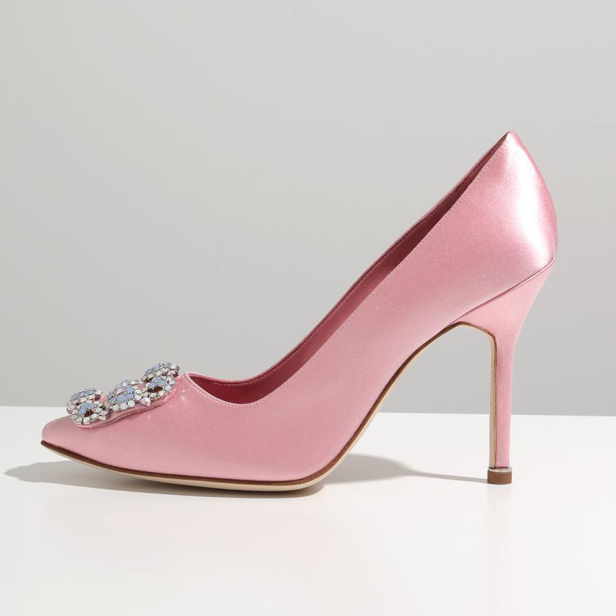 MANOLO BLAHNIK（マノロブラニク） パンプス HANGISI OPAL SATIN 105