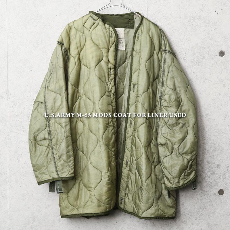 MILITARY（ミリタリー） 実物 USED 米軍 M-65 モッズコート用ライナー