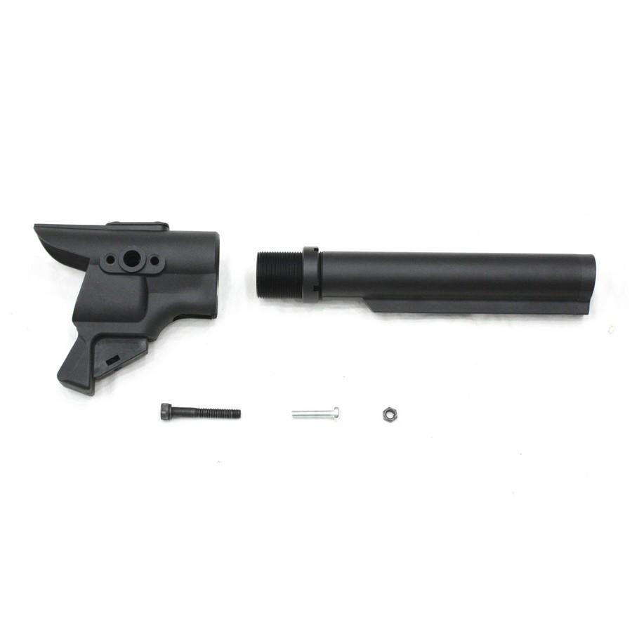 S＆T ARMAMENT S&T M870 ストックパイプ付 M4グリップアダプター BK
