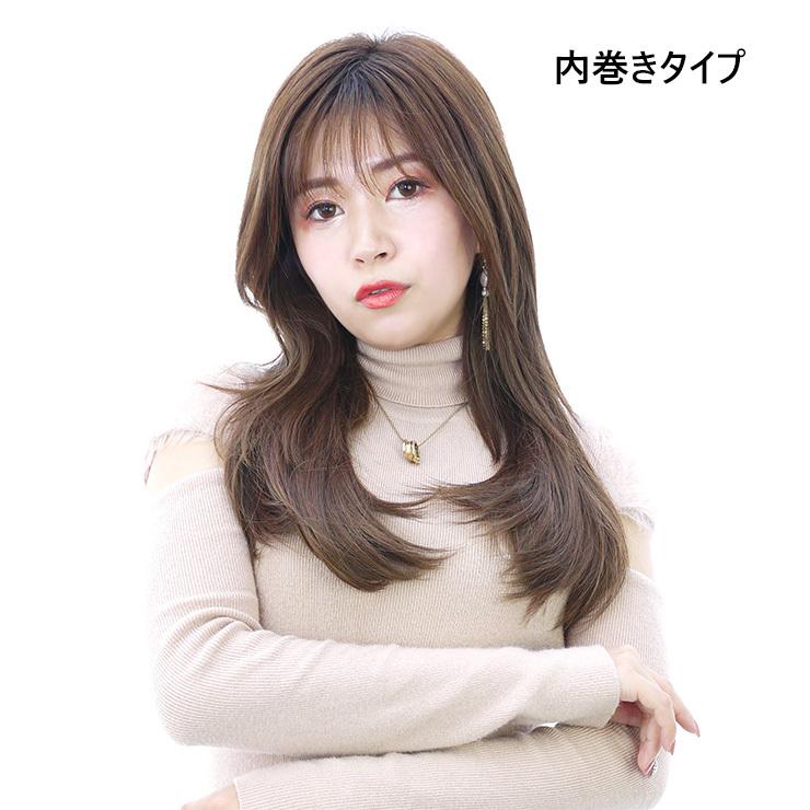 ウィッグ ストレートスクエアハーフウィッグ ハーフキャップ エクステ