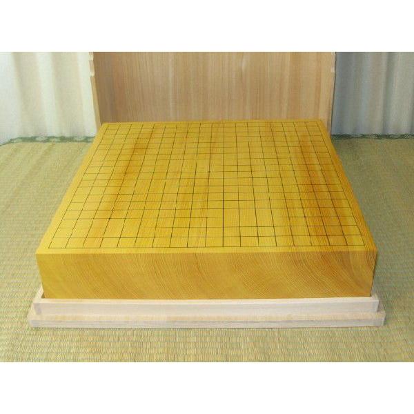 碁盤用/トウシンオリジナル八方総銀杏面桐製献上箱（卓上盤総箱）/受注
