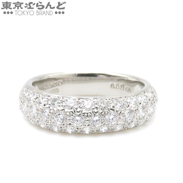MIKIMOTO（ミキモト） パヴェ ダイヤモンド リング Pt950 12.5号相当