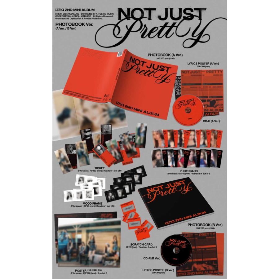 25/10/1 韓国発売】 izna イズナ 2ND MINI ALBUM Not Just Pretty 2集