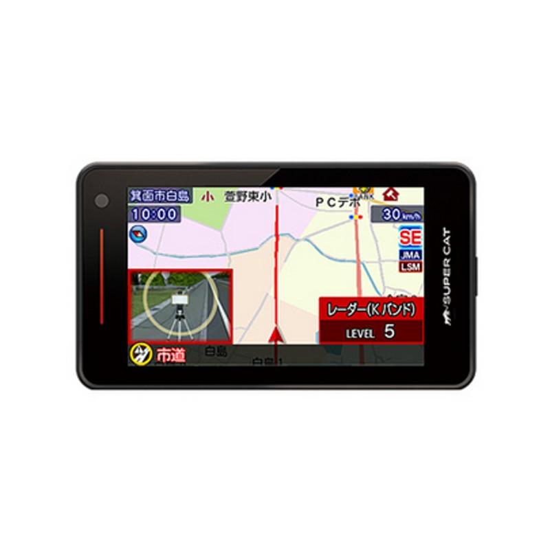 SUPER CAT VK-2000 Yupiteru レーザー＆レーダー探知機 大画面3.6